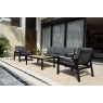 Lifestyle Garden Lifestyle Garden Panama Sofa Set - Black