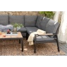 Lifestyle Garden Lifestyle Garden Panama Corner Lounge Set - Black