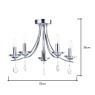 BHS Bugsy Flush Chrome Light - Chrome