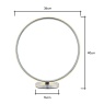 BHS Lena Ring LED Table Lamp - Chrome