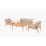 Pacific Lifestyle Pacific Malta 4 Seat Outdoor Seating Set - Natural