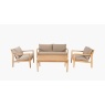 Pacific Lifestyle Pacific Malta 4 Seat Outdoor Seating Set - Natural