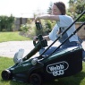 Webb Eco WEV20LM33B4 20V 33cm (13inch) Cordless Rotary Lawnmower (4Ah Battery & Charger included)