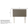 Silentnight Florence Strutted Headboard