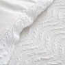 Catherine Lansfield Heatset Wave Duvet Set - White