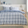 Catherine Lansfield Kelso Check Duvet Set - Blue