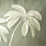 Catherine Lansfield Paradiso Palm Cushion - Sage