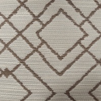 E 3265 Mocha Linen Marzan Lined Geo